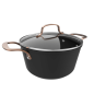 Cocotte Cecotec Polka Fantasy 24 cm noire avec couvercle Cocotte Cecotec Polka Fantasy 24 cm noire avec couvercle