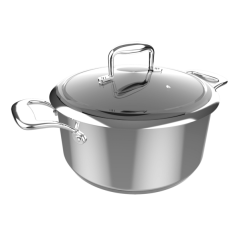 cocotte inox 24 cm 4 l