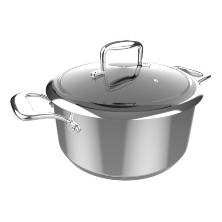 cocotte inox 24 cm 4 l