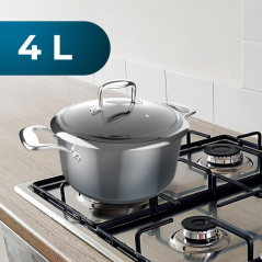 Cocotte en acier inoxydable 24 cm