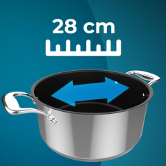 Cocotte Cecotec Polka Classy 28 cm 7,5 L inox