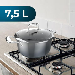 Cocotte en inox 28 cm