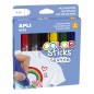 Apli Lot de 6 gouaches textiles