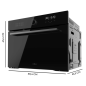 Four encastrable Cecotec Bolero Hexa AF314500 noir 53 L Four encastrable Cecotec Bolero Hexa AF314500 noir 53 L