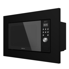 Micro-ondes encastrable noir 20L