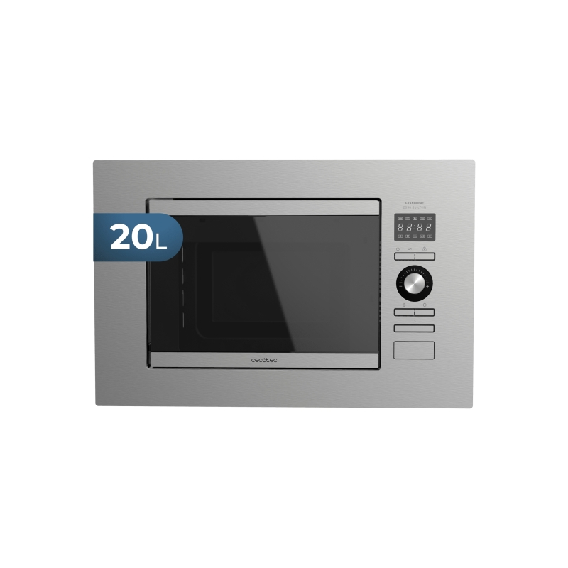 Micro-ondes encastrable Cecotec GrandHeat 2090 acier 20L