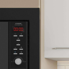 micro-ondes encastrable noir 23L