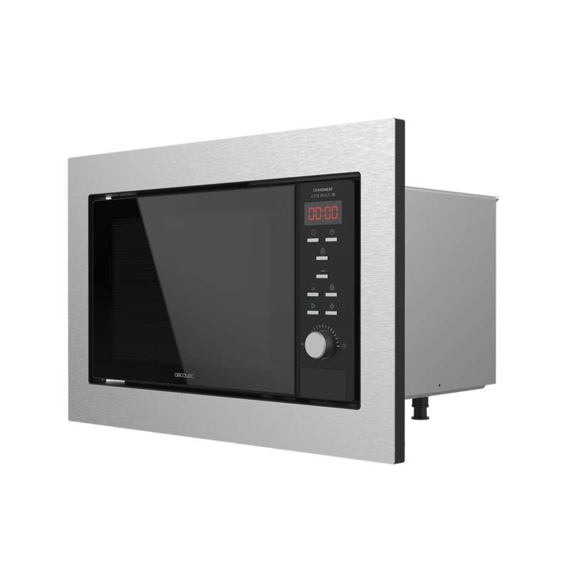 Micro-ondes encastrable Cecotec 23L acier grill