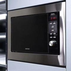Micro-ondes encastrable Cecotec 23L acier grill