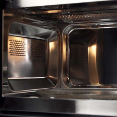 Micro-ondes encastrable acier grill