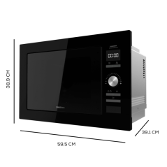Micro-ondes encastrable Cecotec GrandHeat 2590, 25 L, noir