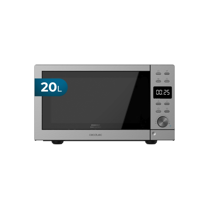 Micro-ondes sans plateau Cecotec GrandHeat 2000 20 L acier