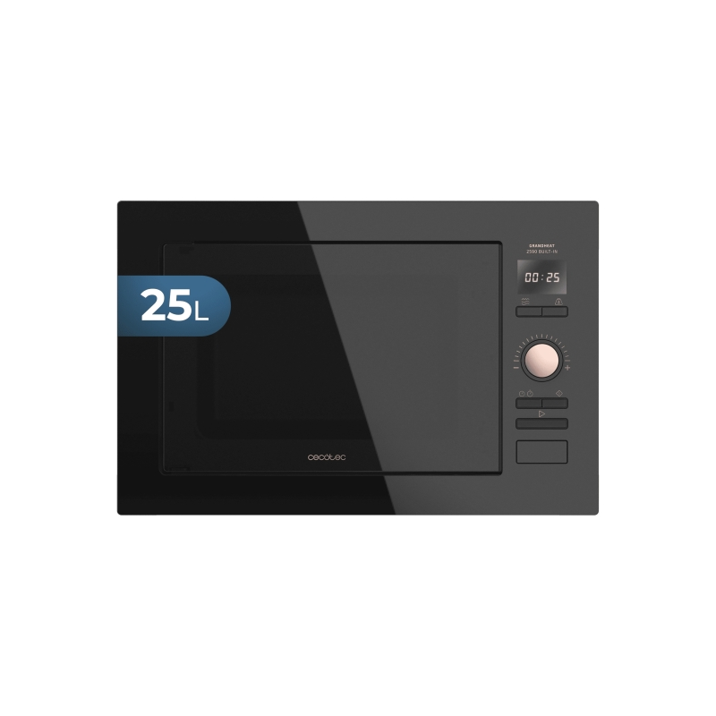 Micro-ondes encastrable Cecotec GrandHeat 25L noir
