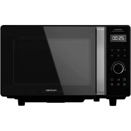 microondes noir tactile 25l
