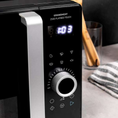 micro ondes noir 25 litres