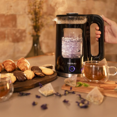 Bouilloire électrique noire 1,7L