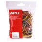 Bandes Élastiques Assorties Apli - Contenu 100g - Grande Élasticité et Résistance - 70% Caoutchouc Naturel