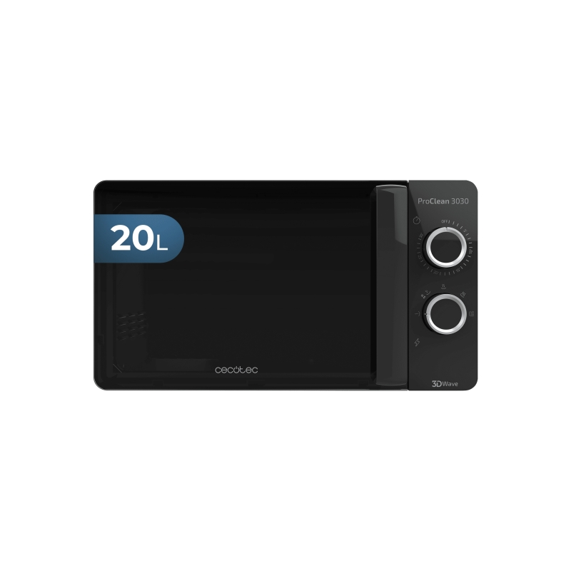 Micro-ondes Cecotec Proclean 3030 700 W 20 L Noir