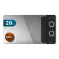 Micro-ondes Cecotec Proclean 3140 Mirror 20 L Noir 700 W Gril