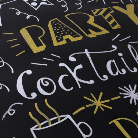 Marqueur à craie liquide Apli Metallic - Pointe ronde de 5,5 mm - Idéal pour les tableaux noirs, le plastique, les fenêtres, la