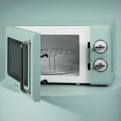 micro-ondes menthe rétro Cecotec