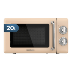 micro-ondes rétro beige 20 L