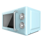 Micro-ondes Cecotec Proclean 3110 rétro bleu 20L 700W gril
