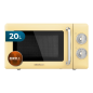 Micro-ondes Cecotec Proclean 3110 Rétro Jaune 20 L Micro-ondes Cecotec Proclean 3110 Rétro Jaune 20 L