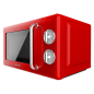 Micro-ondes Cecotec Proclean 3110 Rétro Rouge 20 L 700 W