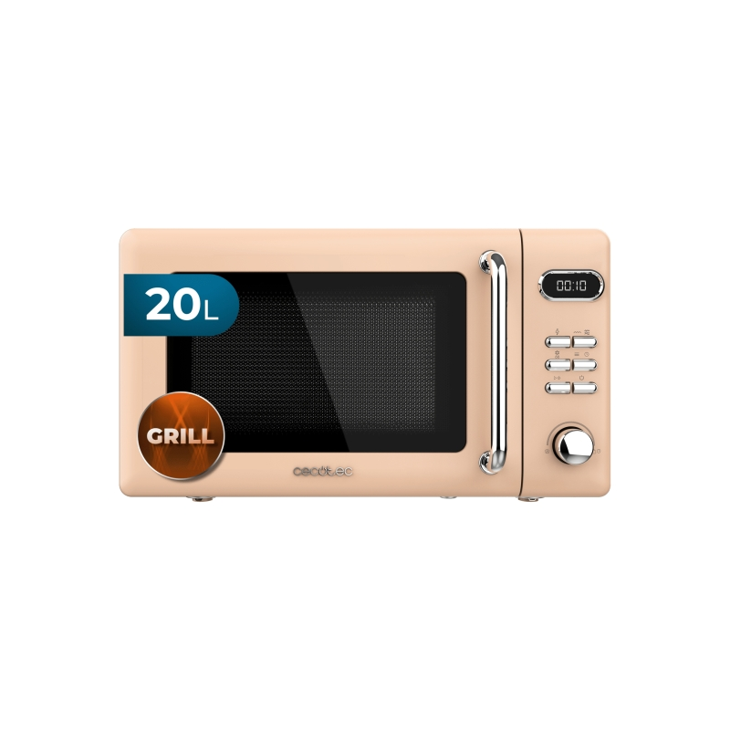 Micro-ondes Cecotec Proclean 5110 Rétro Beige 20 L 700 W Micro-ondes Cecotec Proclean 5110 Rétro Beige 20 L 700 W