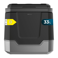 réfrigérateur portable noir gris