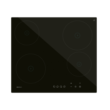 Plaque vitrocéramique encastrable Cecotec 4 zones noire