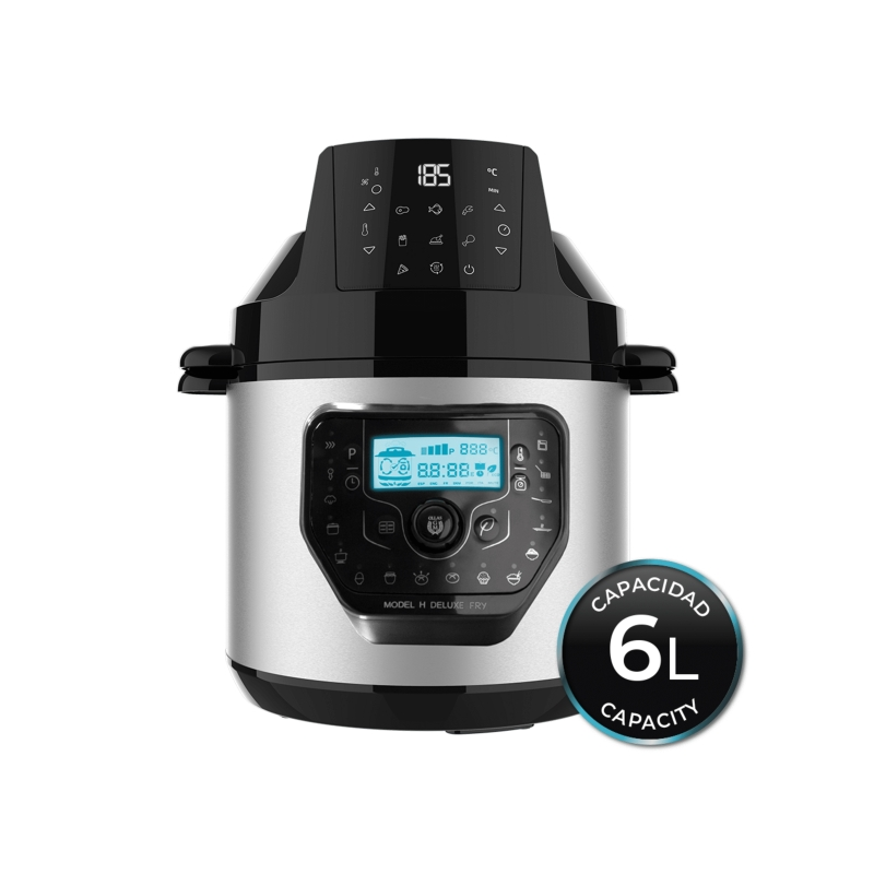 Cuiseur programmable Cecotec GM 6L noir argent Cuiseur programmable Cecotec GM 6L noir argent