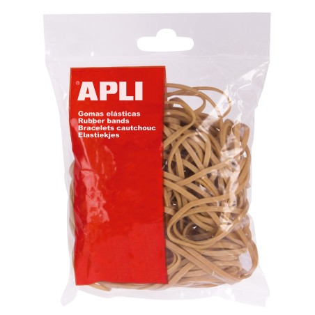 ✅ Bandes Élastiques Apli en Caoutchouc Naturel - Ø 100 x 2mm - Grande Élasticité et Résistance - 1kg de Con en stock