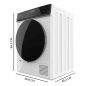 Sèche-linge Cecotec Bolero 9 kg noir/blanc Sèche-linge Cecotec Bolero 9 kg noir/blanc