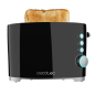 Grille-pain 2 fentes Cecotec Toast and Taste noir 650 W Grille-pain 2 fentes Cecotec Toast and Taste noir 650 W