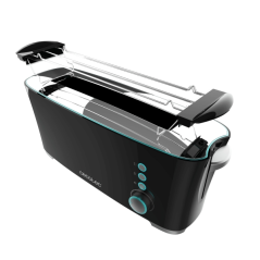 Grille-pain Cecotec Toast and Taste Extra B noir fente XL