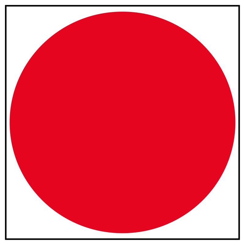 Etiquette de Signalisation Apli Point Rouge Spécial Verre 1 U.