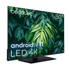 Téléviseur 4K UHD 50" Cecotec Android TV HDR10+ Noir