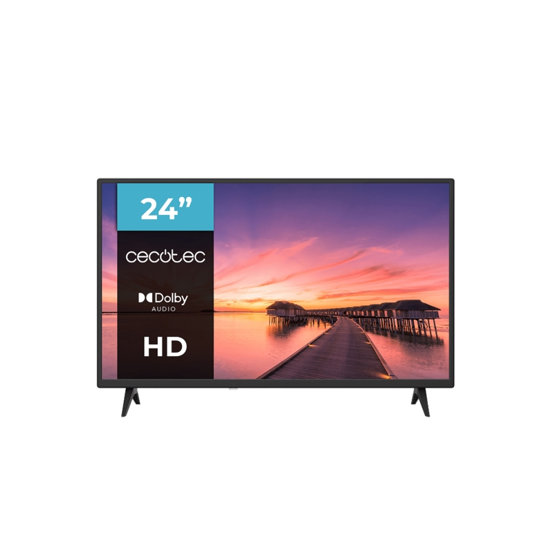 Téléviseur LED 24 pouces Cecotec HD Noir