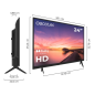 Téléviseur LED 24 pouces Cecotec HD Noir