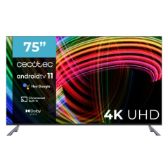 Téléviseur LED 75 pouces noir