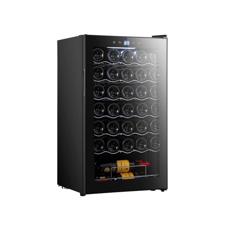 Cave à vin Cecotec 34 bouteilles noire 80L Cave à vin Cecotec 34 bouteilles noire 80L