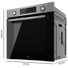 four encastrable noir 72 litres