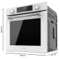 Four encastrable Cecotec Bolero Hexa M226000 blanc 72 L Four encastrable Cecotec Bolero Hexa M226000 blanc 72 L