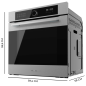 Quatre encastrable Cecotec Bolero Hexa AF316000 72 L noir/argent Quatre encastrable Cecotec Bolero Hexa AF316000 72 L noir/argent