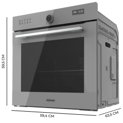 Quatre encastrables Cecotec gris foncé