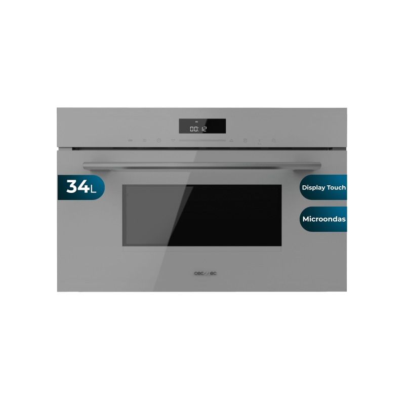 Micro-ondes encastrable Cecotec 34L gris avec grill