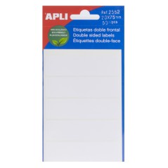 ✅ Étiquettes blanches Apli double face 20,0 x 75,0 mm couleur Blanc en stock