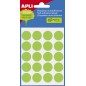 Etiquettes Minibag Apli Vert Ø 19.0mm 5 Feuilles